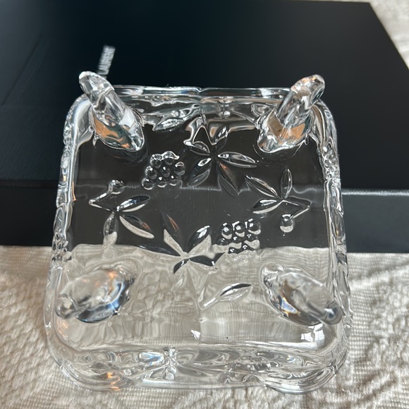 Vintage Clear Footed Lidded Candy Jar - Picture 5 of 7